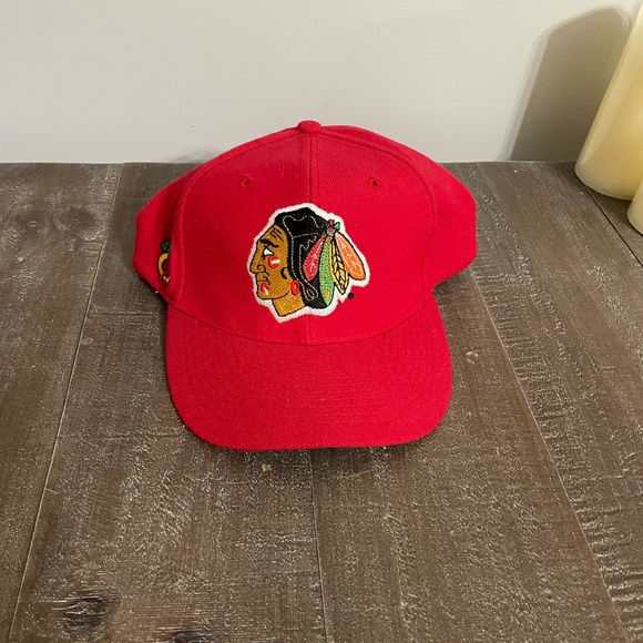 NHL Other - Blackhawks Red Adjustable Hat official NHL